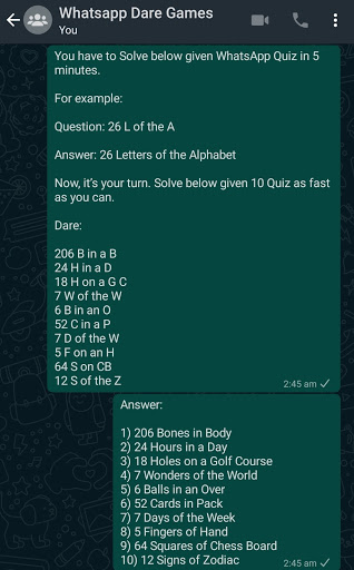 Play whatsapp games to Play with